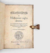 A Midsommer Nights Dreame. by SHAKESPEARE, William - 1601 [for 1600, recte 1619, but 