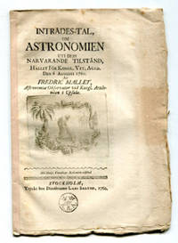 Inträdes-tal, om astronomien uti dess närvarande…