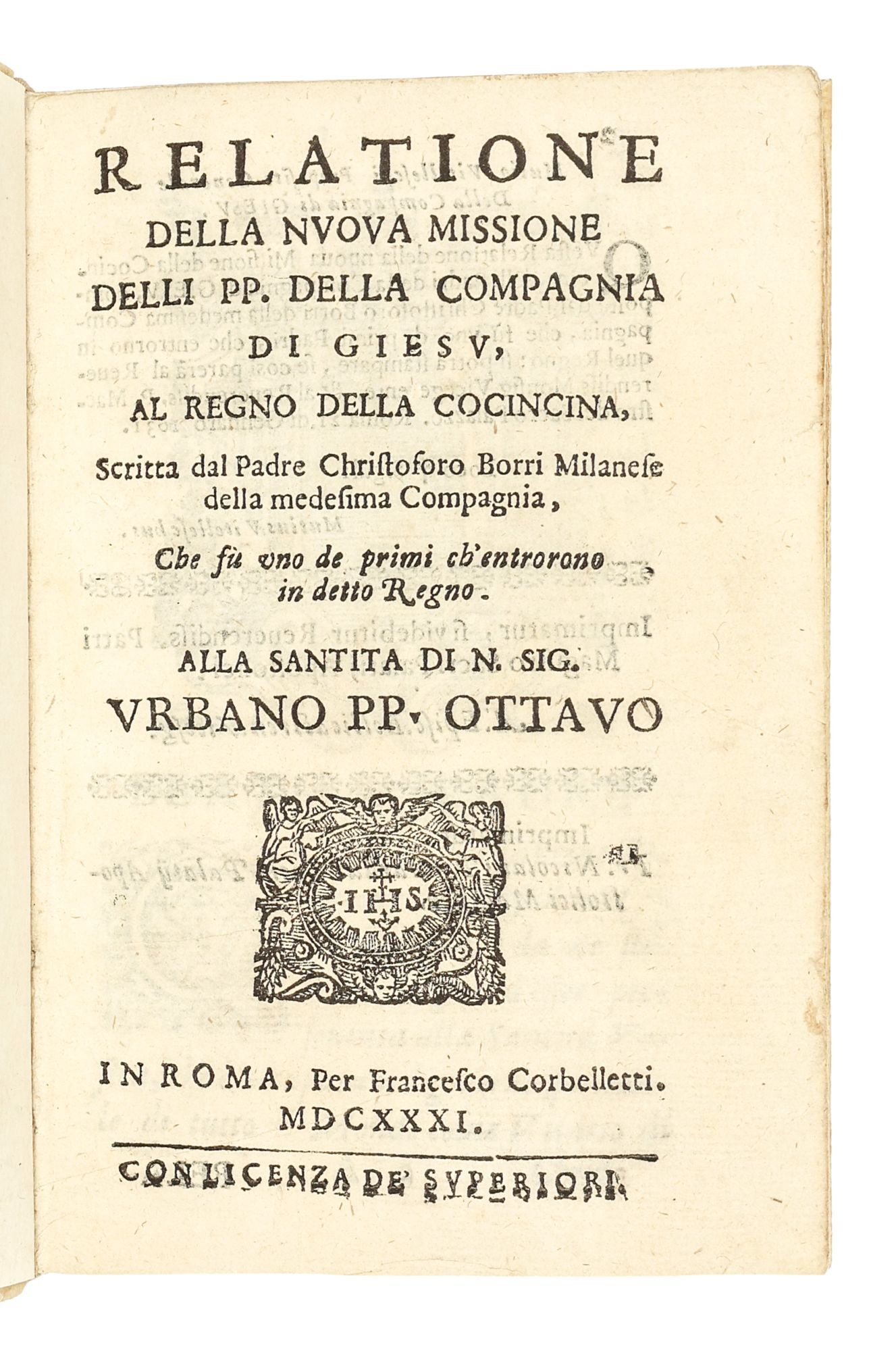 Relatione della nuova Missione delli Padri della C