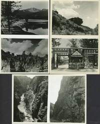 image of "A Collection of Choice Views of the Cody Road to Yellowstone Park". 12 sheets with 24 real photographs of Yellowstone Park