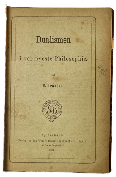 Dualismen i vor nyeste Philosophie