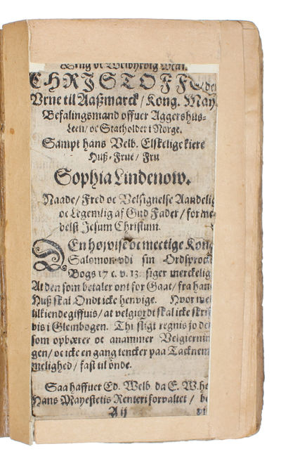 (Medicin Eller Læge-Boog, deelt vdi Fem smaa Bøger.... I. Bog Om Menniskens Sundhed... II. Om atskillige Siuger at Curere... III. Om nogle synderlige Vrters Krafter... IV. Om den Lægedom som huert Menniske altid haffuer hos sig selff... V. Om Spæde Bø... (photo 2)