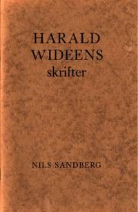 Harald Wideens skrifter. Harald Wideens tryckta…