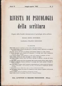  Rivista di psicologia della scrittura XI No 2 1965 