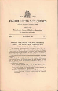 Pilgrim Notes and Queries November 1914, Vol. II No. 9