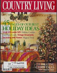 COUNTRY LIVING MAGAZINE DECEMBER 2003 by Country Living - 2003