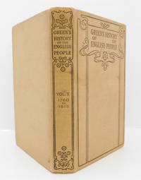 image of Green's History of The English People Volume X