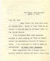 View Image 1 of 3 for Typed letter signed by Henry Van Dyke (1852-1933). Inventory #019548