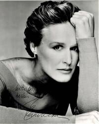 cover of SIGNED AND INSCRIBED Original Publicity Photograph of Glenn Close