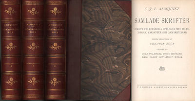 SAMLADE SKRIFTER XIII-XVI. TÖRNROSENS BOK,…