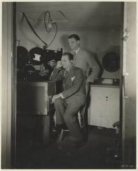 Original photograph of a RCA Photophone booth, 1929