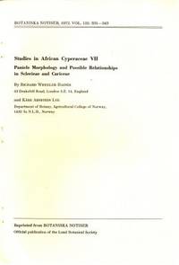 Studies in African Cyperaceae VII. Panicle…