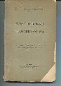Maine De Biran's Philosophy of Will