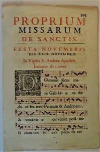 image of Two Antiphonal Leaves on Paper