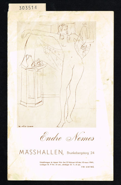 Endre Nemes. Mässhallen, Brunkebergstorg 24. [22…