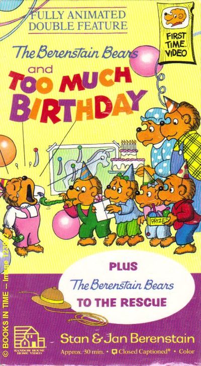 The Berenstain Bears And Too Much Birthday Children S Story Book Read Aloud Youtube