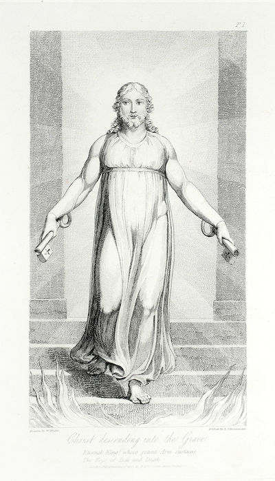 Christ descending into the Grave": in The Grave