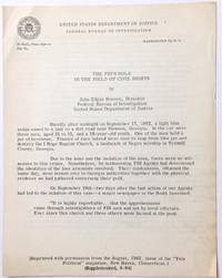 image of The FBI's role in the field of civil rights
