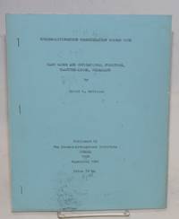 Rhodes-Livingstone Institute Communications number nine; Casg wages and occupational structure in the urban area of Balntyre-Limbe, Nyasaland