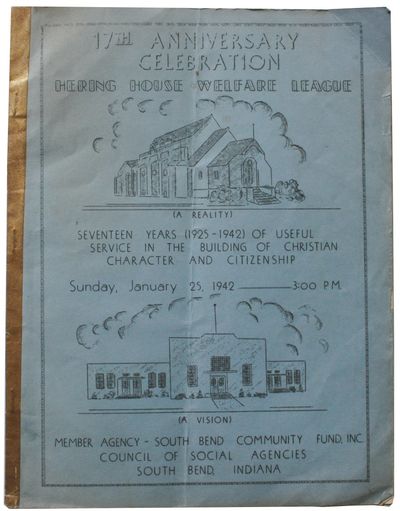 [Program for] 17th Anniversary Celebration. Hering House Welfare League... [Cover title]
