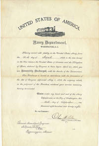 Printed Document Signed by Charles H. (1848-1934) ALLEN - Signed - from Main Street Fine Books & Manuscripts, ABAA (SKU: 44889)