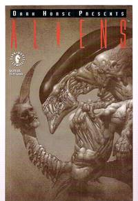 Dark Horse Presents: Aliens #1 May 1992 by Verheiden, Mark and Paul Guinan and John Arcudi (stories by) [art by Mark A. Nelson, Paul Guinan, Simon Bisley] [colors by Chris Chalenor, Rachelle Menashe] [scripts by Anina Bennett] [lettering by Willie Schubert] [cover by Simon Bisley] - 1992