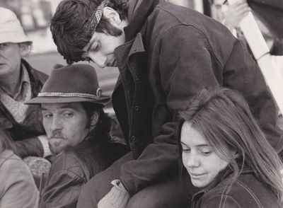 The Panic in Needle Park (Two original photographs from the set of the 1971 film)