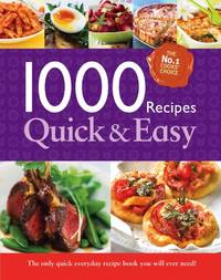 1000 Recipes - Quick Recipes - Large Format Hardback Book. Photo's and step by step...