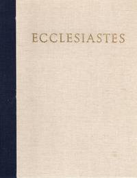 [SPECIAL PRESS[ THE BOOK OF ECCLESIATES