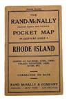 Rand McNally & Co.'s Indexed County and Township Pocket Map and Shippers' Guide of Rhode Island Showing All Railways, Cities,Towns, Viliges, Postoffices, Lakes, Rivers, etc. Corrected to Date