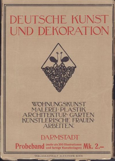 Deutsche Kunst und Dekoration. Wohnungskunst,…
