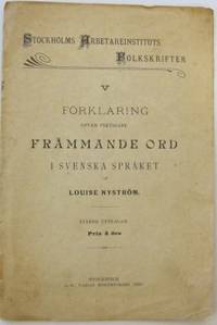 V. Förklaring öfver viktigare främmande ord i…