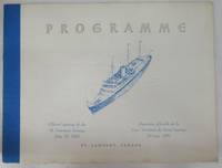 Programme: Official opening of the St. Lawrence Seaway June 26, 1959, St. Lambert, Canada by The St. Lawrence Seaway Authority of Canada - 1959