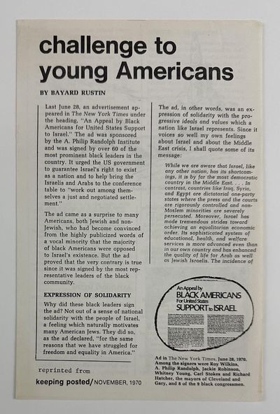 Challenge to Young Americans [caption title]