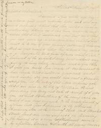 1833 Letter from Philadelphia Describing the Visits of Andrew Jackson and Black Hawk