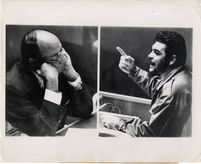CHE GUEVARA (1964) Set of 2 press photos