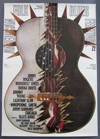 American Folk Blues Festival, Original, Vintage, 1972, A0 Format, German Concert Poster by Gunther Kieser - 1972