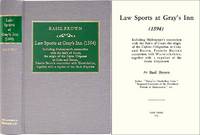 Law Sports at Gray's Inn (1594) Including Shakespeare's Connection..