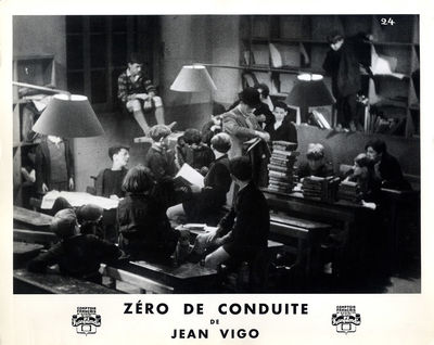 ZÉRO DE CONDUITE [ZERO FOR CONDUCT] (1933; 1946 first general French-release) Set of 3 photos