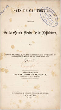 Leyes de California Aprobadas en la Quinta Sesi¢n de la Lejislatura