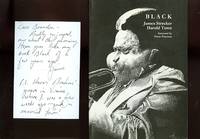 BLACK:  A TRIBUTE TO BLACK JAZZ MUSICIANS. by Strecker, James - inscribed.  Foreword by Oscar Peterson - 1990