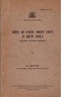 image of Notes on EXOTIC FOREST TREES IN SOUTH AFRICA