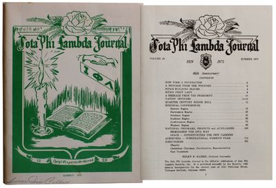 Iota Phi Lambda Journal [Vol. 42 (Summer 1975)]