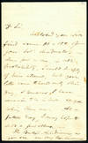Autograph letter signed to John Latham Jr.