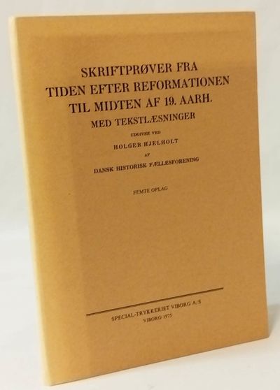 Skriftprøver fra tiden efter Reformationen til…