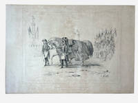 Le Cheval de Bataille de Napoleon. From Victor Adam's Retour en France des Depouilles Mortelles de Napoleon.