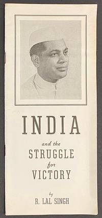 India and the struggle for victory by Singh, R. Lal - 1943