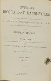 Svenskt biografiskt handlexikon. Alfabetiskt…