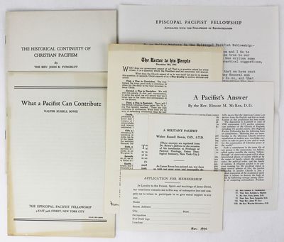 [Small Group of Brochures and Ephemera Published by the Episcopal Pacifist Fellowship As the United States Entered World War II]