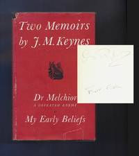 image of TWO MEMOIRS. Dr. Melchior: A Defeated Enemy And My Early Beliefs. George (Dadie) Ryland's Copy